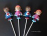 495sp Tick Tock Kids Chocolate or Hard Candy Lollipop Mold
